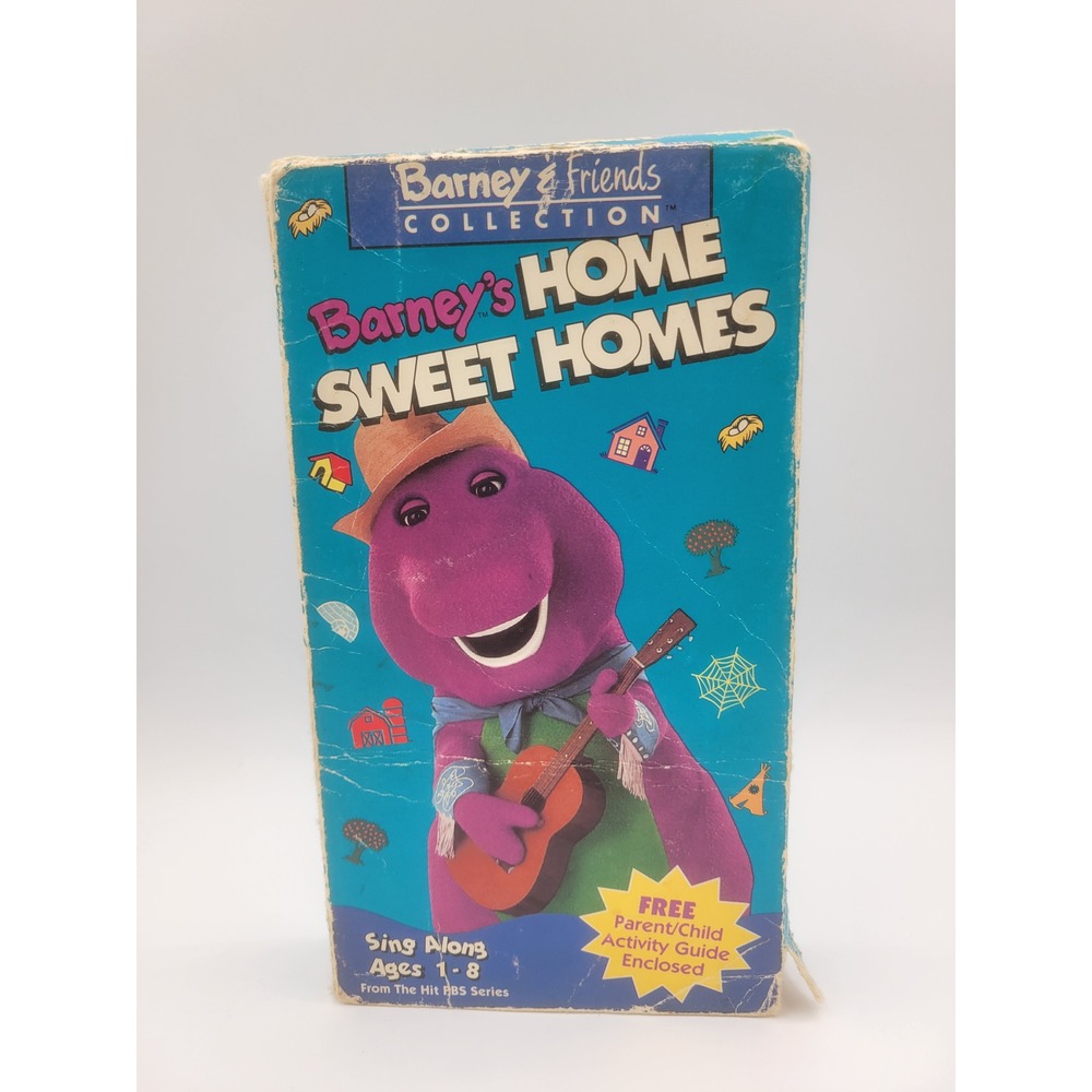 Barney's Home Sweet Homes VHS 1993 Barney & Friends Collection Lyons Group PBS